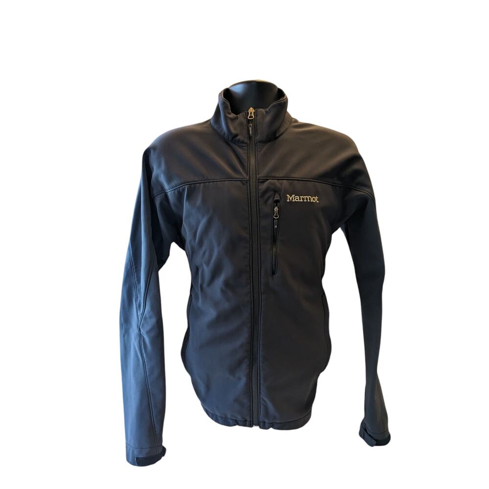 Marmot Softshell Jacket Mens Medium Windproof Zip… - image 6